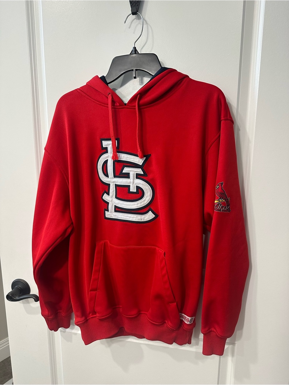 Stitches Red Cardinals Pullover Hoodie Medium